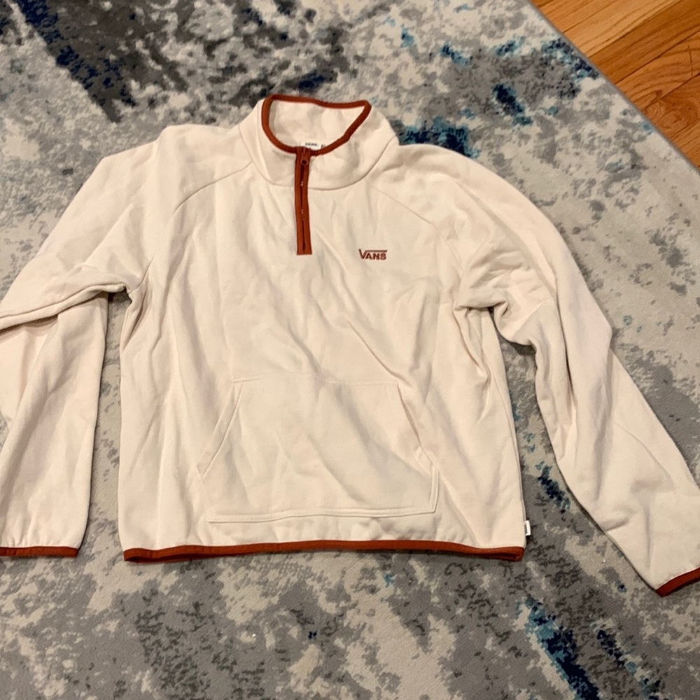 Vans three-quarter zip pull over